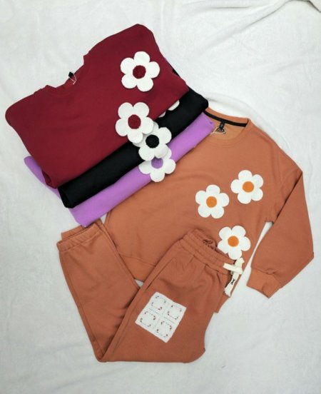 ترينج صوف ناعم ورد