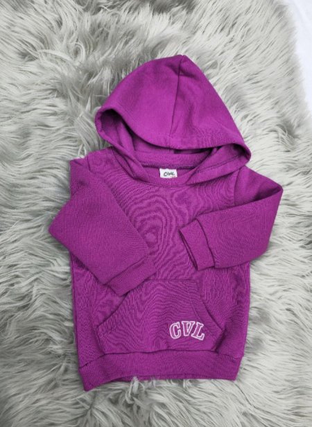 هودي Civil للأطفال باللون البنفسجي - أناقة ودفء